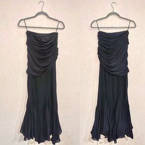 L’Academie | NWOT! Strapless Gathered Maxi Dress Size: Small